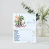 Papier Bébé Word Scramble Baby shower Jeu (Debout devant)