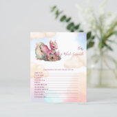 Papier Bébé Word Scramble Baby shower Jeu (Debout devant)