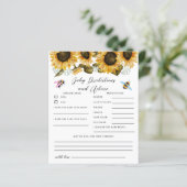 Papier Bee Genre Révéler Baby Predictions Jeu (Debout devant)