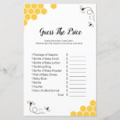 Papier Bee Watercolor devinez le prix Game (Devant)