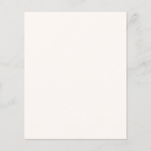 Papier Beige crème arc élégante invitation d'anniversaire (Dos)