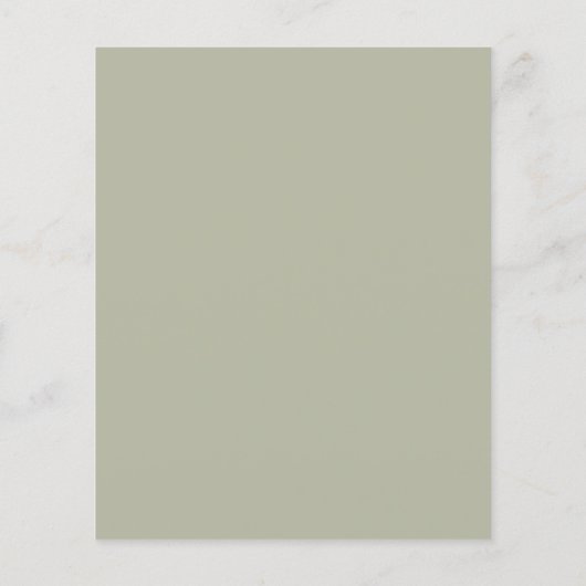Papier Beige taupe rose sage vert faire-part de mariage (Dos)