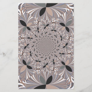 Papier Belle belle cendre gris kaléidoscope sans soudure