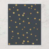 Papier Belle Gold Stars Wives for Baby Advice Card (Dos)