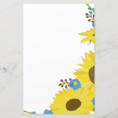 Papier Belle Mariée de tournesol pour être conseil (Dos)