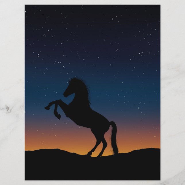 PAPIER BELLE STALLION DE CHEVAL (Devant)