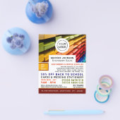 Papier, benodigdheden en kantoorbenodigdheden, pap flyer (Enkel)