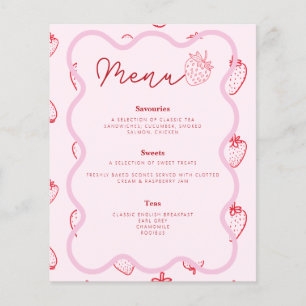Papier Berry rose Sweet Thème Baby shower Après-Midi Thé