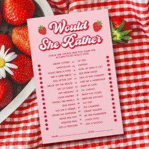 Papier Berry Sweet Baby shower Voudrait-Elle Plutôt Jouer