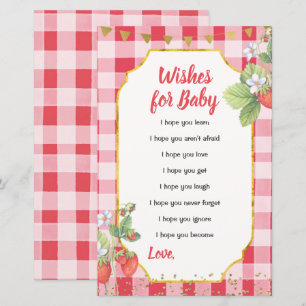 Papier Berry Sweet Strawberry Summer Wives for Baby Card