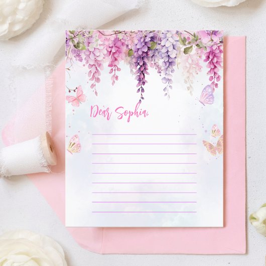 Papier Beurre floral Anniversaire Heure Capsule Note