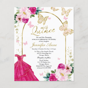 Papier Beurre Quince Invitations Bilingue Budget