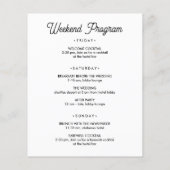 Papier Bienvenue à ARIZONA | Lettre & Itinéraire TOUTE CO (Dos)