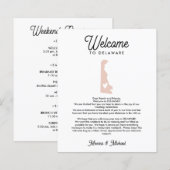 Papier Bienvenue dans DELAWARE Lettre & Itinéraire N'IMPO (Devant / Derrière)