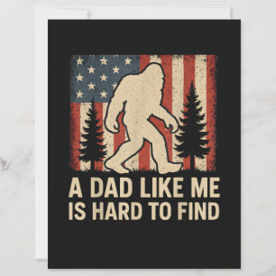 Papier Bigfoot Patriotique Un Papa Comme Moi Est Dur à Tr