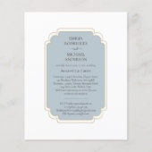 Papier Bilingue Espagnol Boda Mariage Budget (Devant)