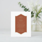 Papier Bilingue Espagnol Boda Mariage Budget (Debout devant)