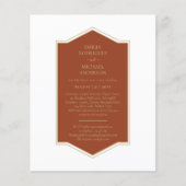 Papier Bilingue Espagnol Boda Mariage Budget (Devant)