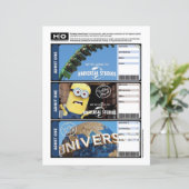 Papier Billet Faux universel pour voyages et événements (Debout devant)