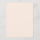 Papier Bimble crème brunch nuptiale Douche nuptiale invit (Dos)