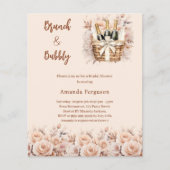 Papier Bimble crème brunch nuptiale Douche nuptiale invit (Devant)