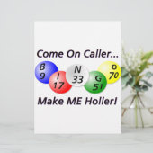 Papier Bingo ! Allez Caller, fais-MOI Holler ! (Debout devant)