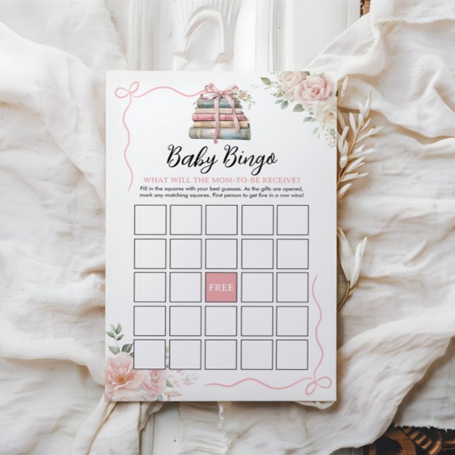 Papier Bingo Baby shower de bébé jeu (Créateur téléchargé)