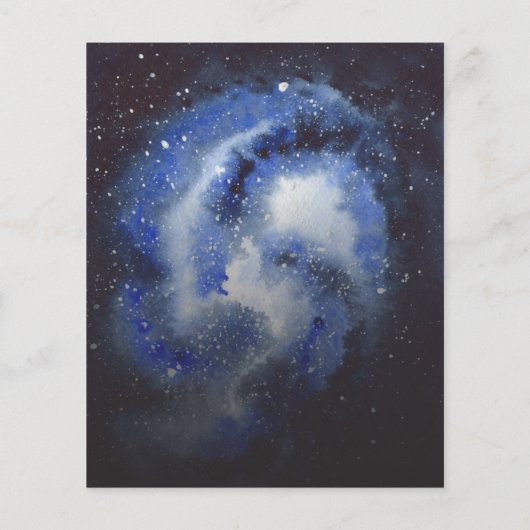 Papier Bingo Baby Shower Fusée Planètes Espace Garçon (Dos)