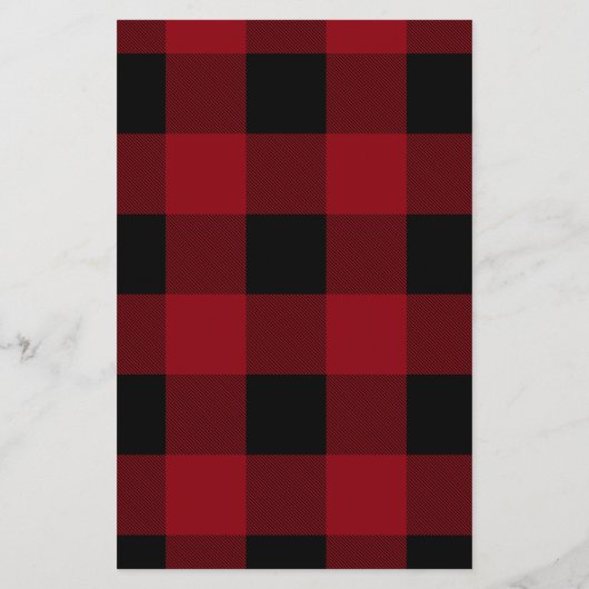 Papier Bingo Buffalo Plaid (Dos)