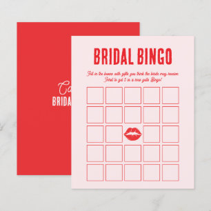 Papier Bingo de mariage Jeu de fête de mariage Girl Gone