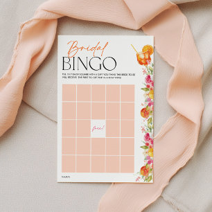 Papier Bingo de mariage Jeux de fête de mariage Citron Sp