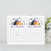 Papier Bingo d'Halloween (Debout devant)