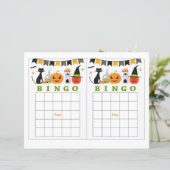 Papier Bingo d'Halloween (Debout devant)