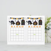 Papier Bingo d'halloween fou (Debout devant)