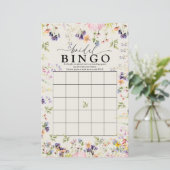 Papier Bingo fleur sauvage | Jeux (Debout devant)