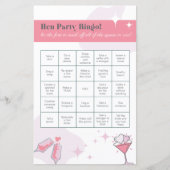 Papier Bingo Hen Party | Hen Do | Icebreaker | MARIAGE (Devant)