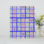 Papier Bingo Jeu Motifs Grand (Debout devant)