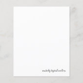 Papier Bingo Monster - jeu de baby shower (Dos)