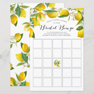Papier Bingo nuptiale, Jeux de bingo de Fête des mariées