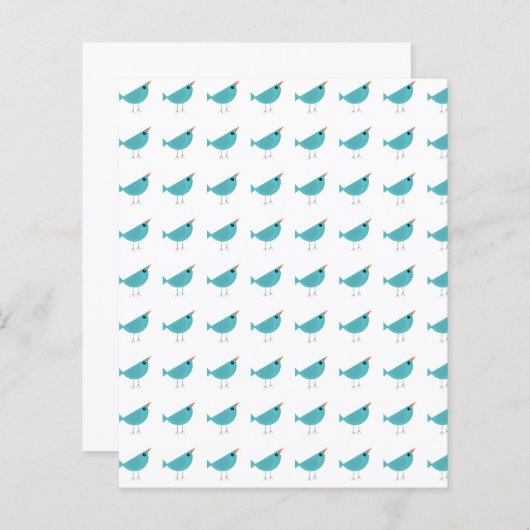 Papier Birdy (Devant / Derrière)