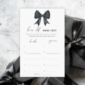 Papier Black Bow Bridal Shower How old were they