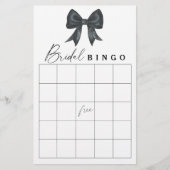 Papier Black Bow Brive jeu de bingo (Devant)
