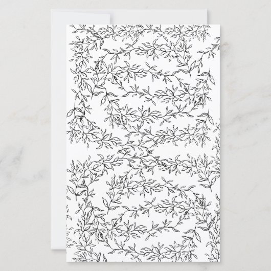 Papier Black Bow Over or Under Fête des mariées Game (Dos)