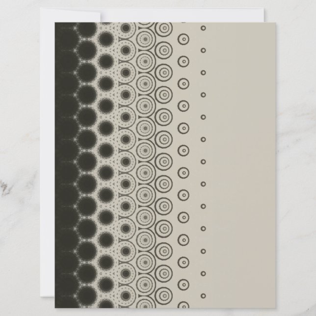 Papier Black Circles on Pale Grey scrapbook paper (Devant)