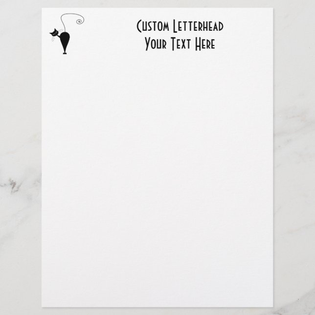 Papier Black Whimsy Kitty 5 (Devant)