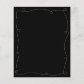 Papier Black & White Il a dit. Elle A Dit Fête des mariée (Dos)