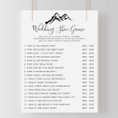 Papier Black White Mountain Mariage jeu de chaussures