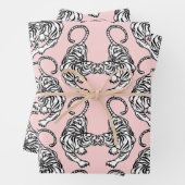 Papier blanc à enveloppement de tigre (En situation)