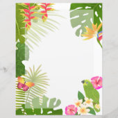 Papier Blanc Paradis Tropical (Devant)