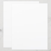 Papier blanc semi-brillant (Devant / Derrière)